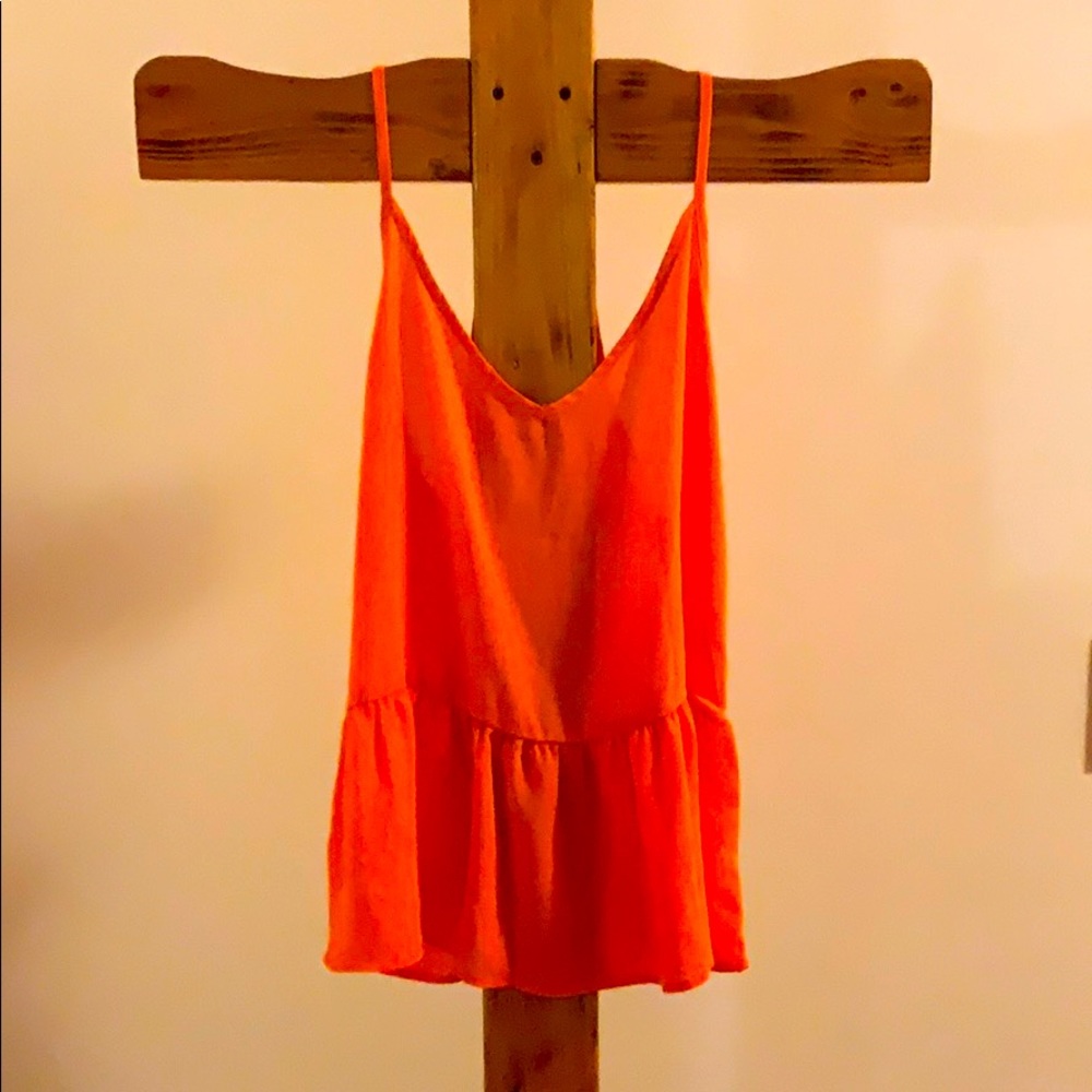 Orange tank top